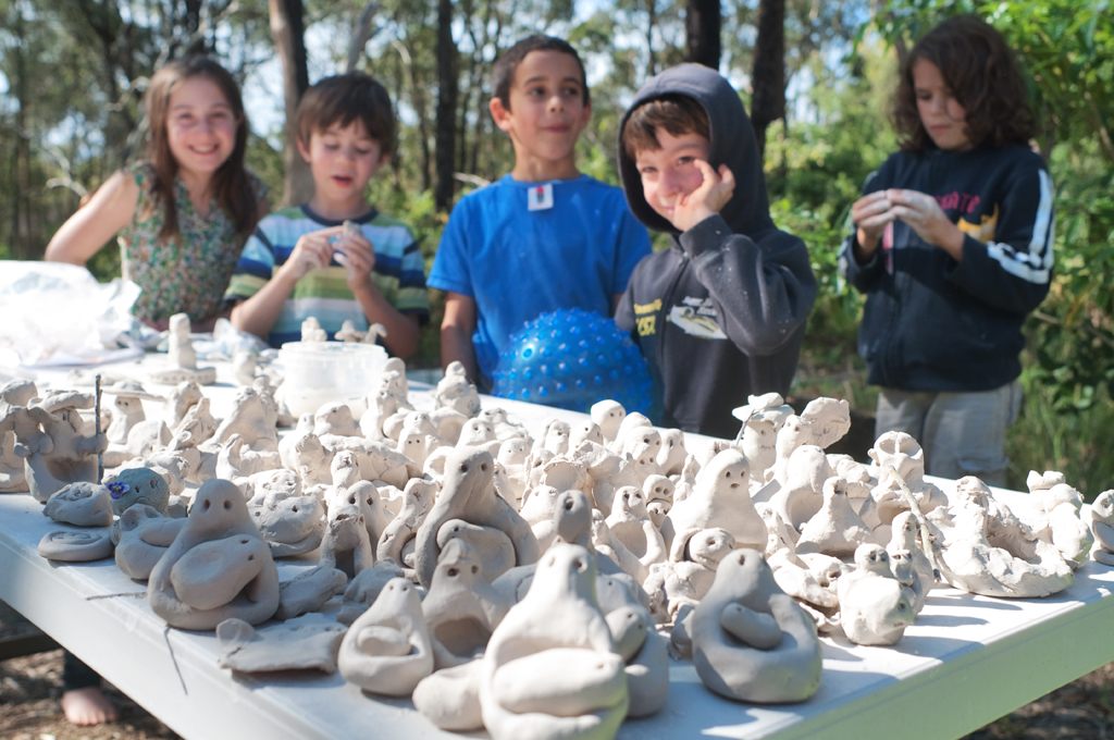 Clay creatures kids workshop