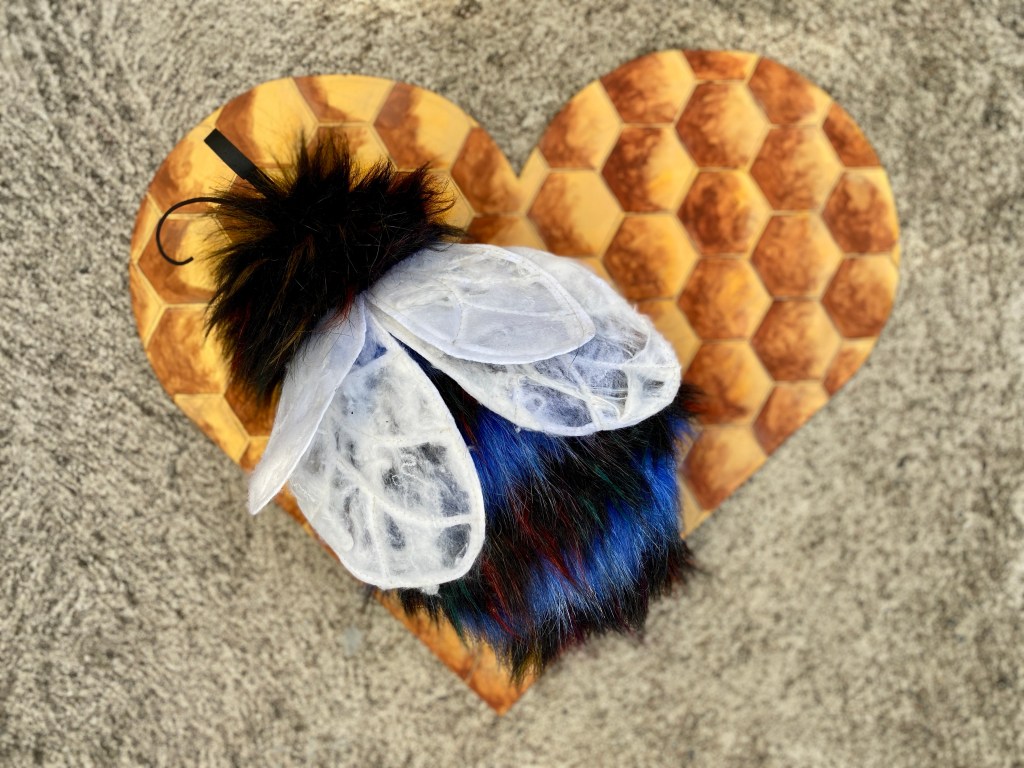Plushie blue banded bee