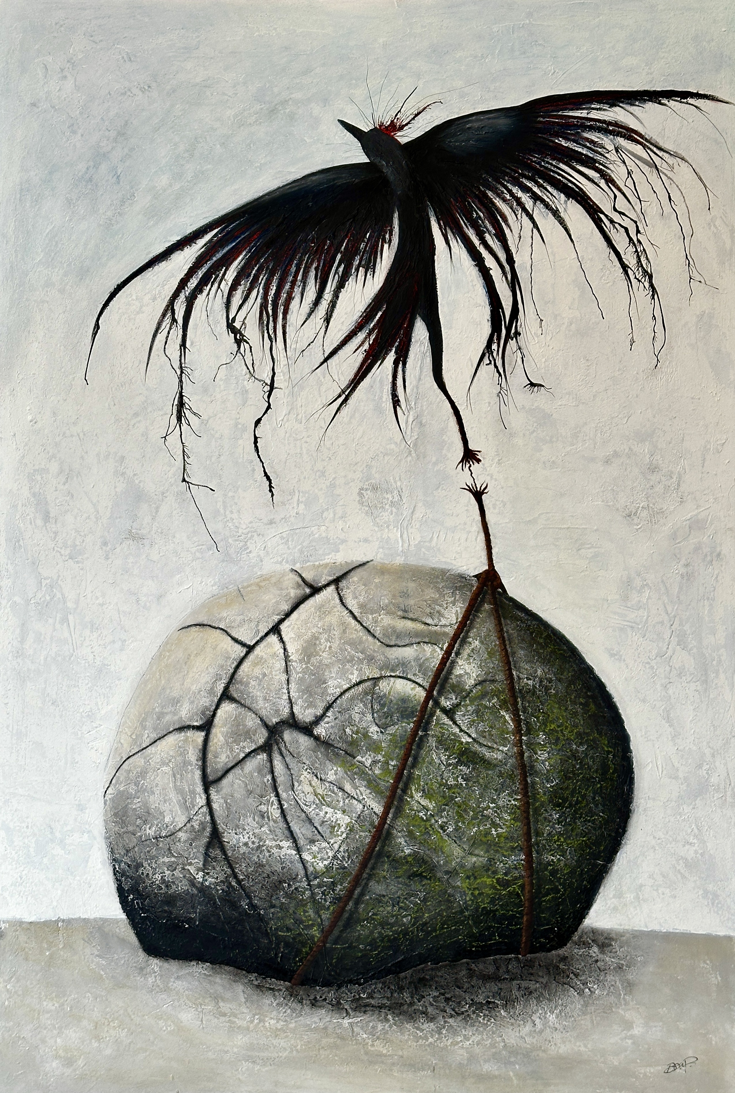 Breaking free (83x123cm on board)