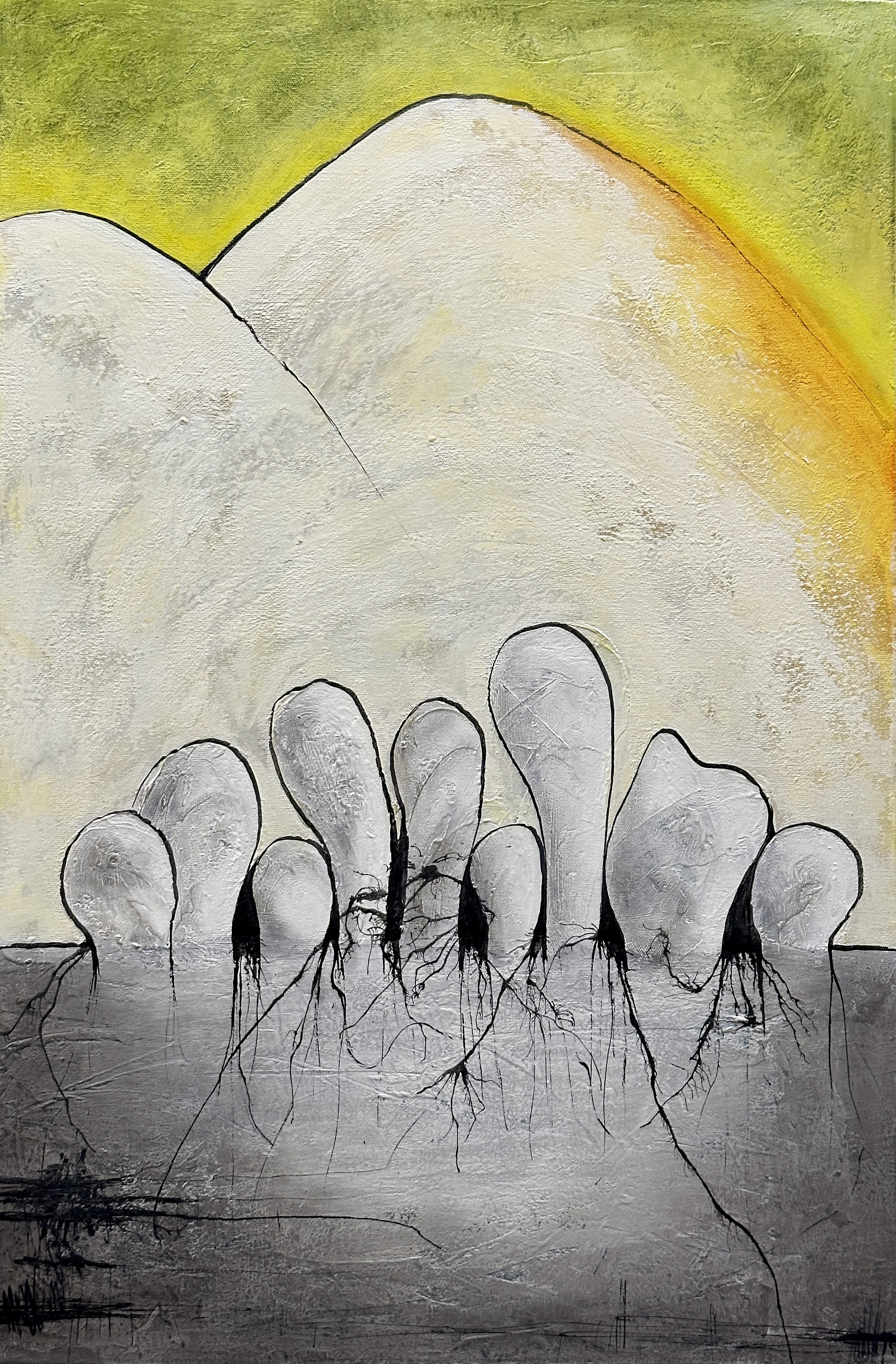 Standing stones (50x75cm on canvas)