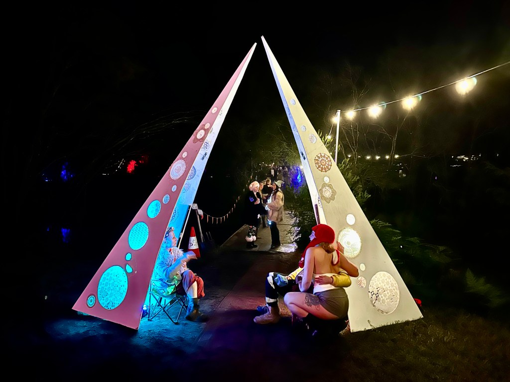 The Stargate by night - activated