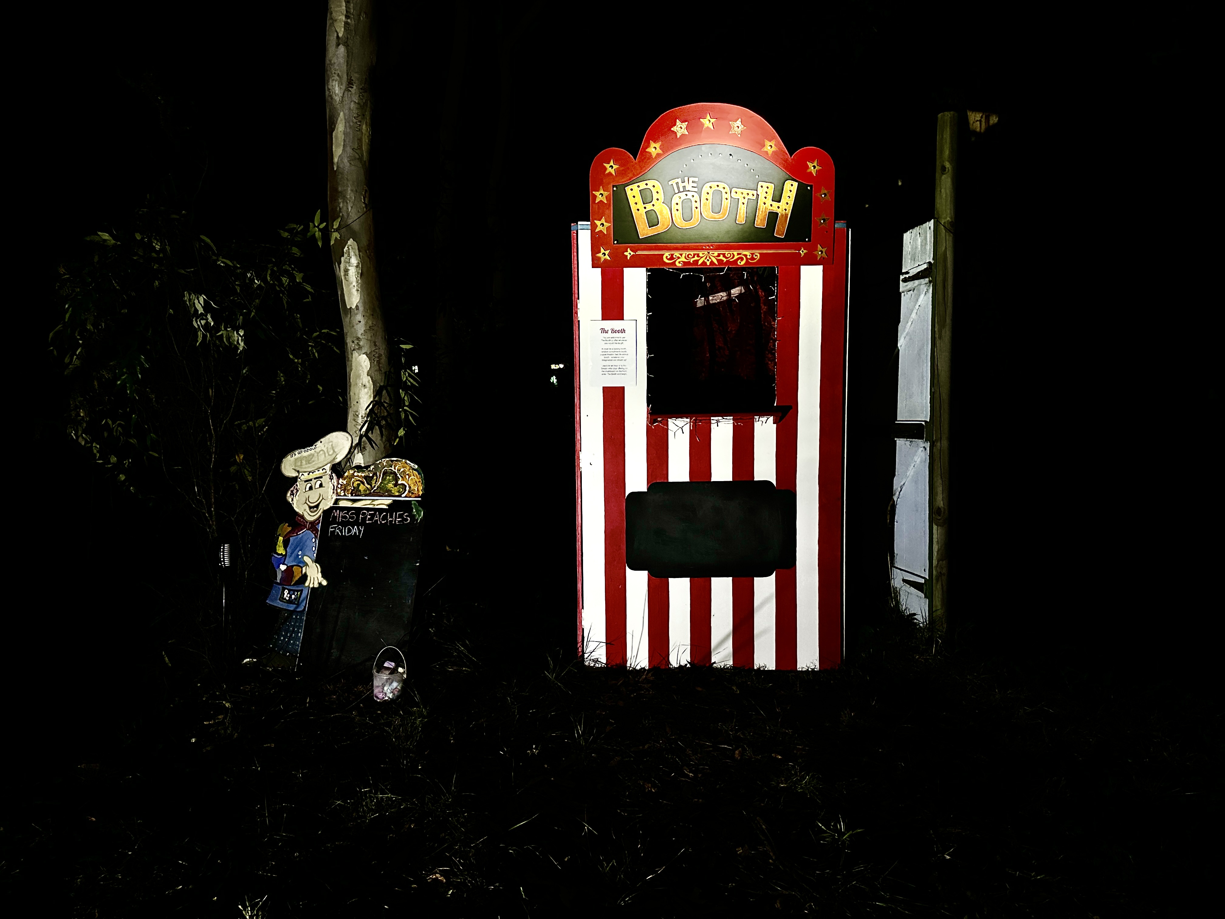 The Booth by night