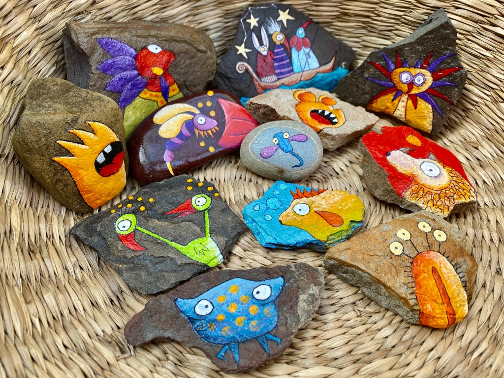 Rock painting workshop