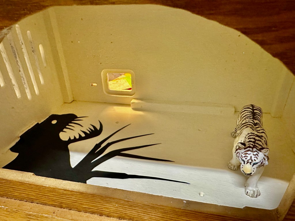 The shadow monster and the Tiger